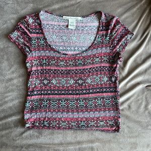 Aztec crop top